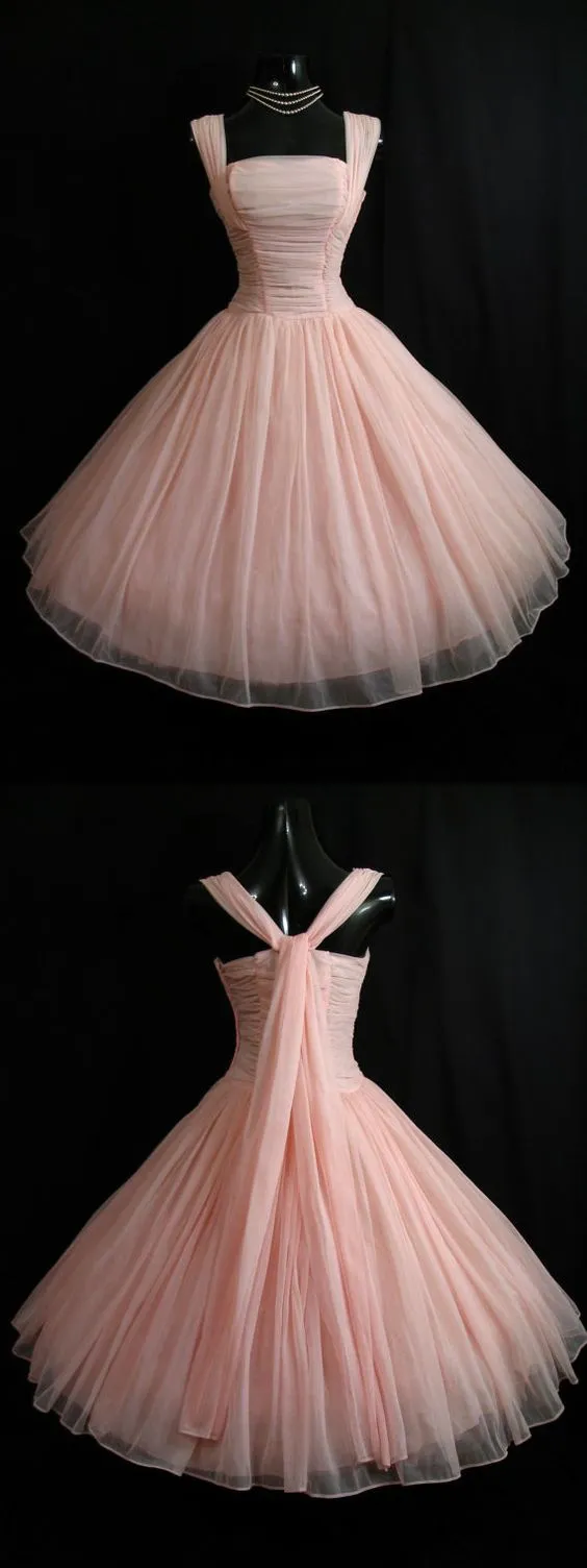 1950S Vintage Dress Short Homecoming Dress Pink Homecoming Dress 2025 Party Dress