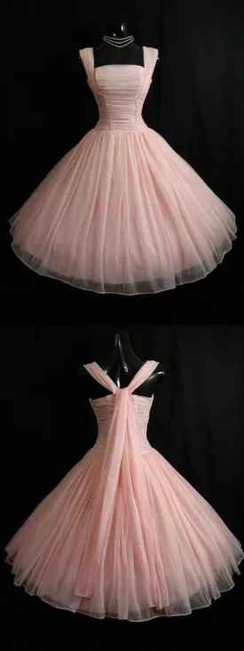 1950S Vintage Dress Short Homecoming Dress Pink Homecoming Dress 2025 Party Dress
