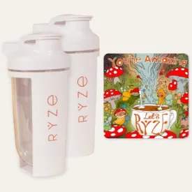2 Shaker Bottles   FREE Gifts
