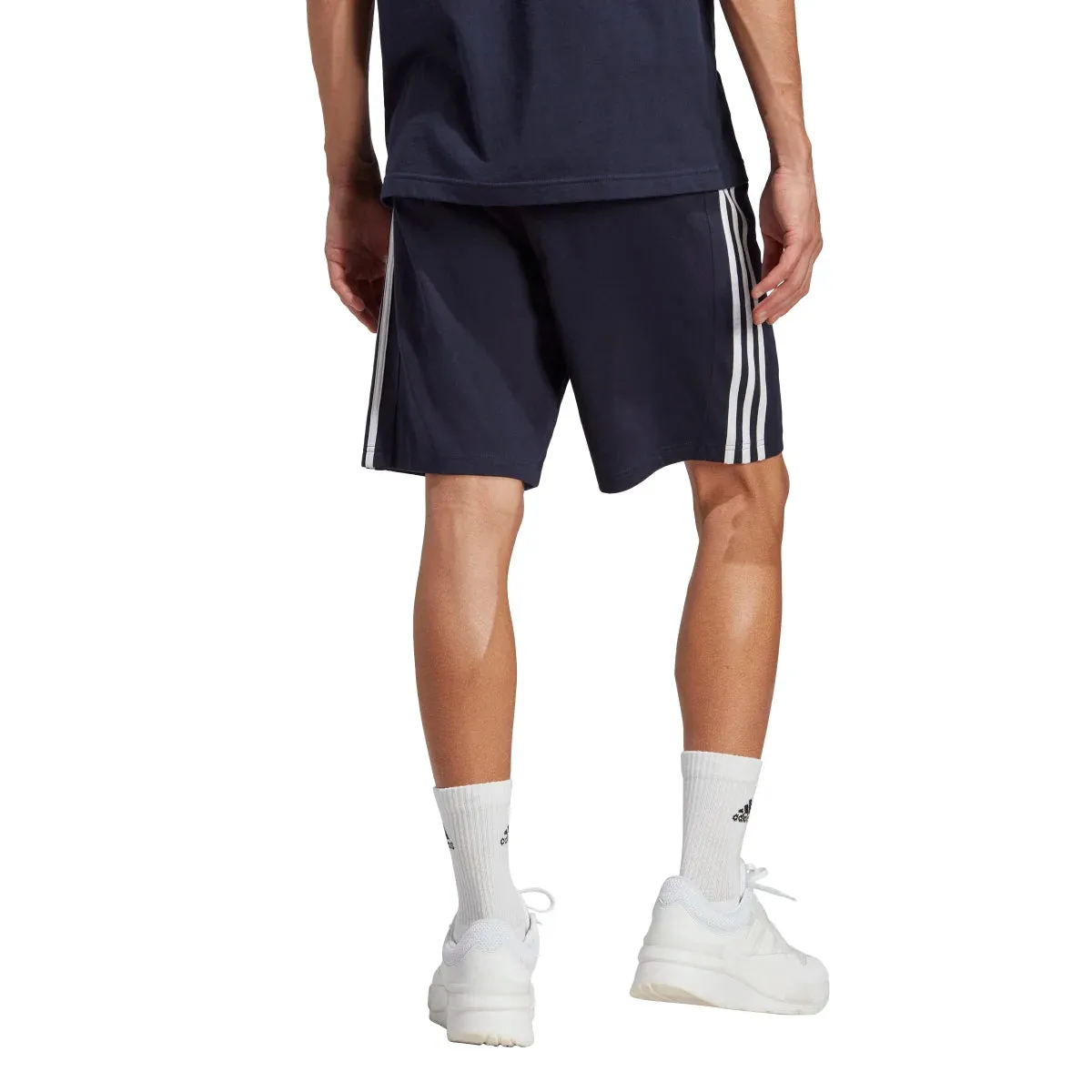 adidas Men's Essentials Single Jersey 3-Stripes Shorts (Tall)
