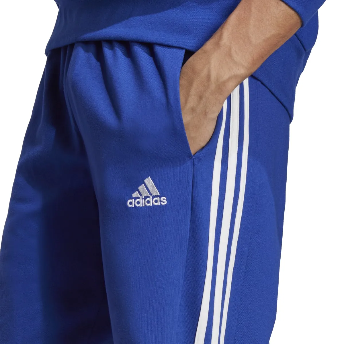 adidas Men's Essentials Single Jersey 3-Stripes Shorts (Tall)