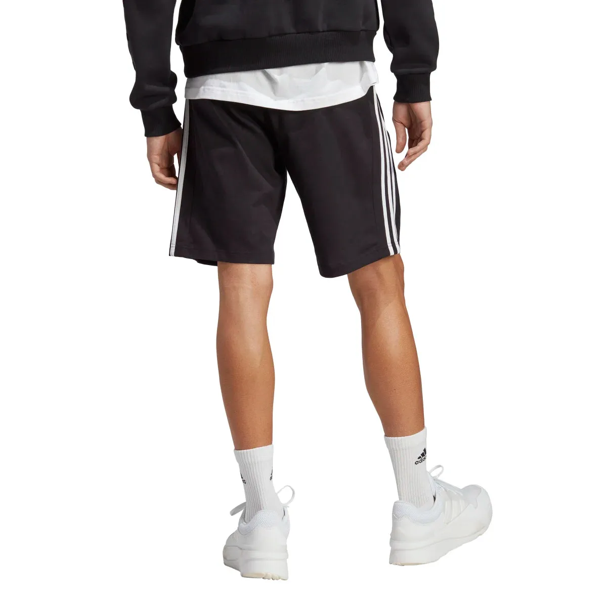 adidas Men's Essentials Single Jersey 3-Stripes Shorts (Tall)
