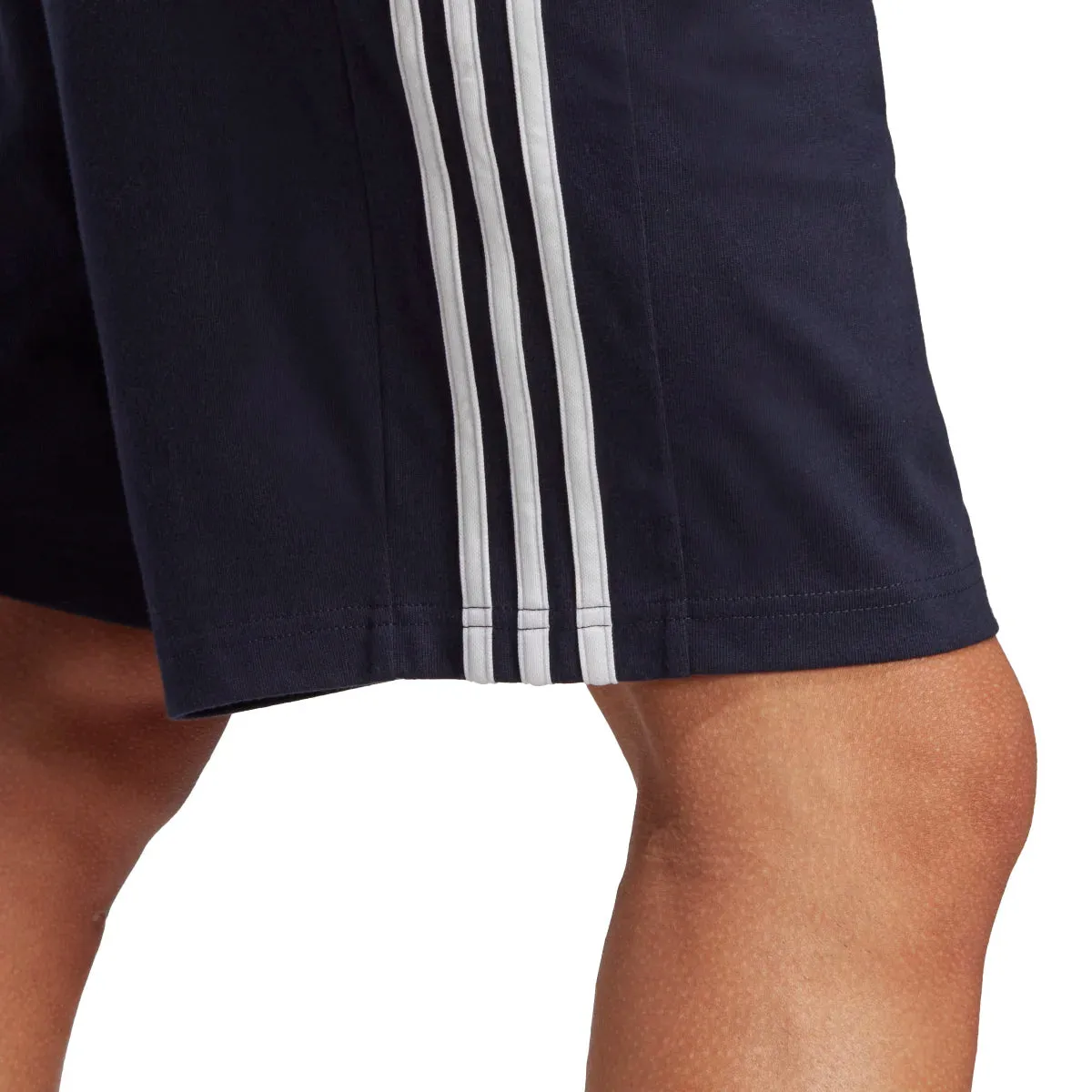 adidas Men's Essentials Single Jersey 3-Stripes Shorts (Tall)
