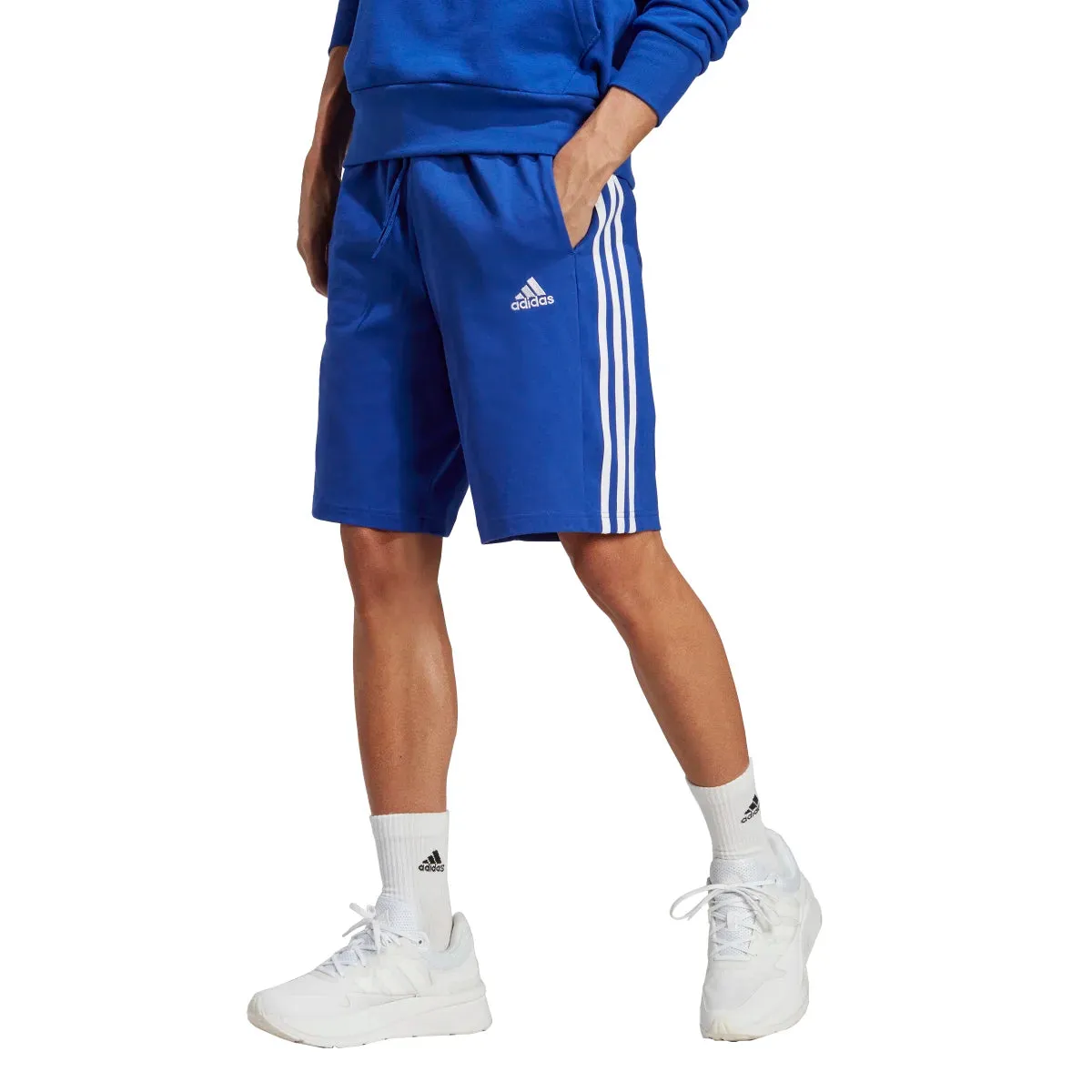 adidas Men's Essentials Single Jersey 3-Stripes Shorts (Tall)