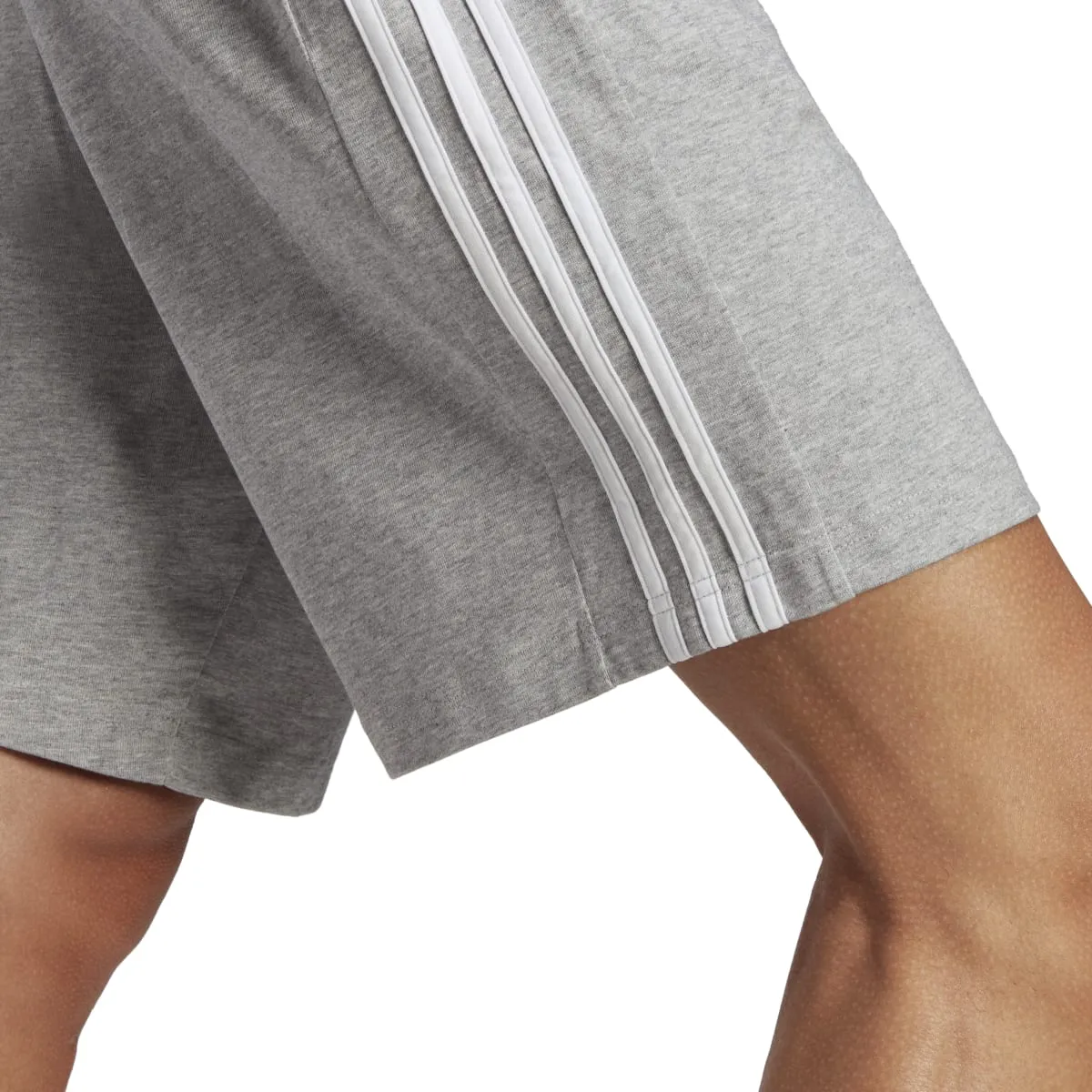 adidas Men's Essentials Single Jersey 3-Stripes Shorts (Tall)
