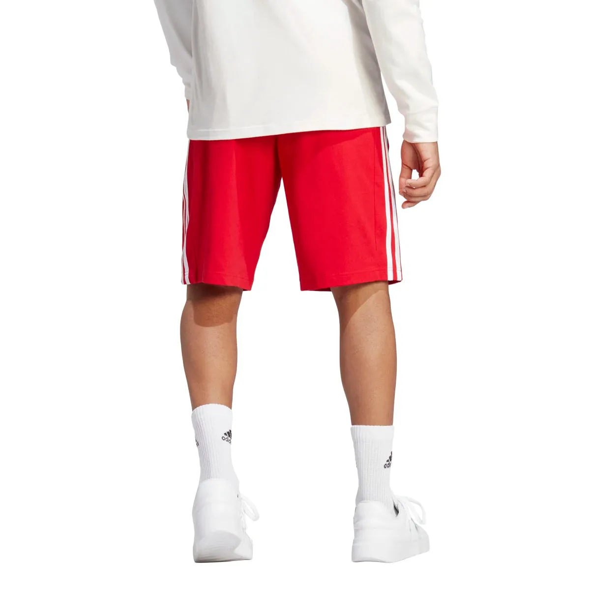 adidas Men's Essentials Single Jersey 3-Stripes Shorts (Tall)