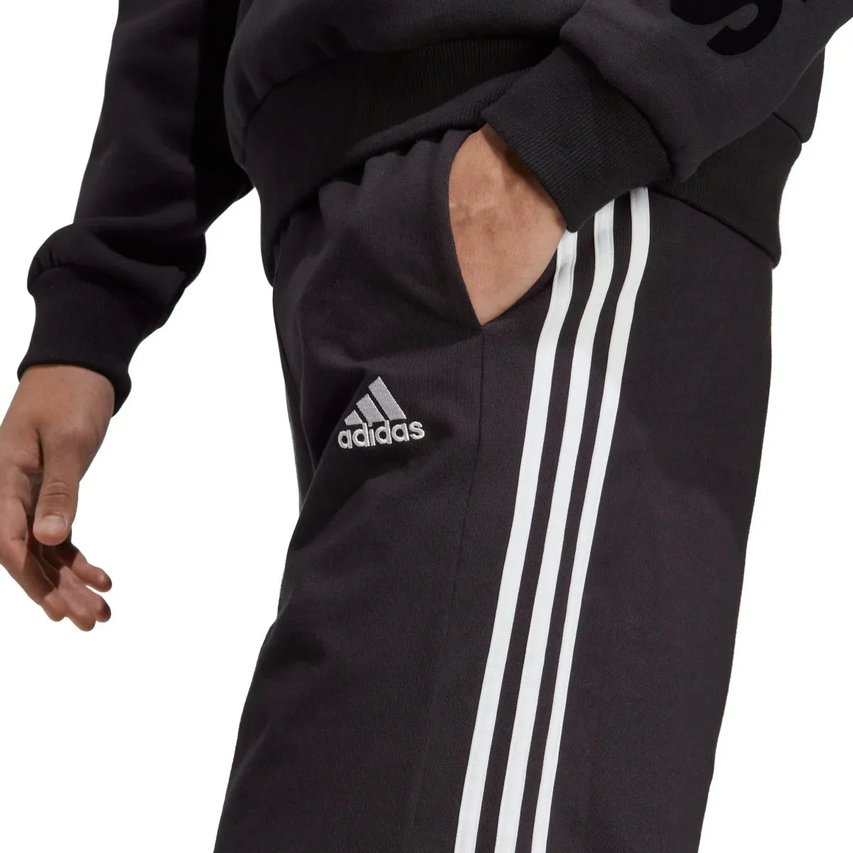 adidas Men's Essentials Single Jersey 3-Stripes Shorts (Tall)