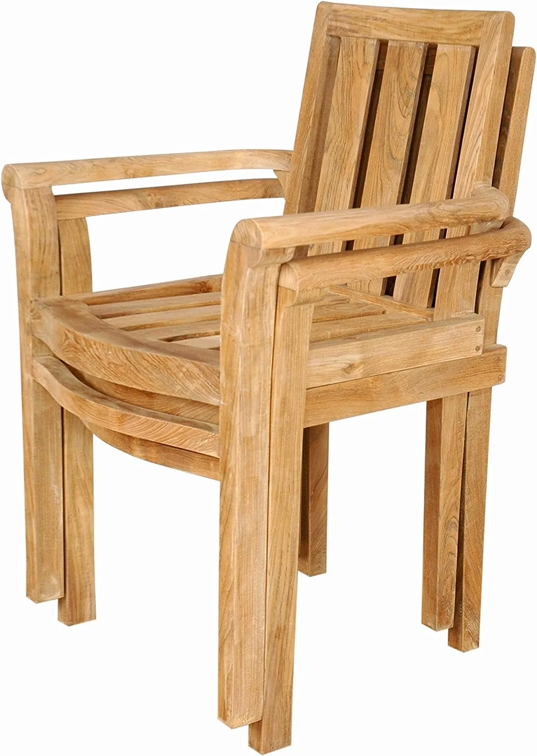 Anderson Teak CHS-011A Classic Stackable Armchair, Set of 4