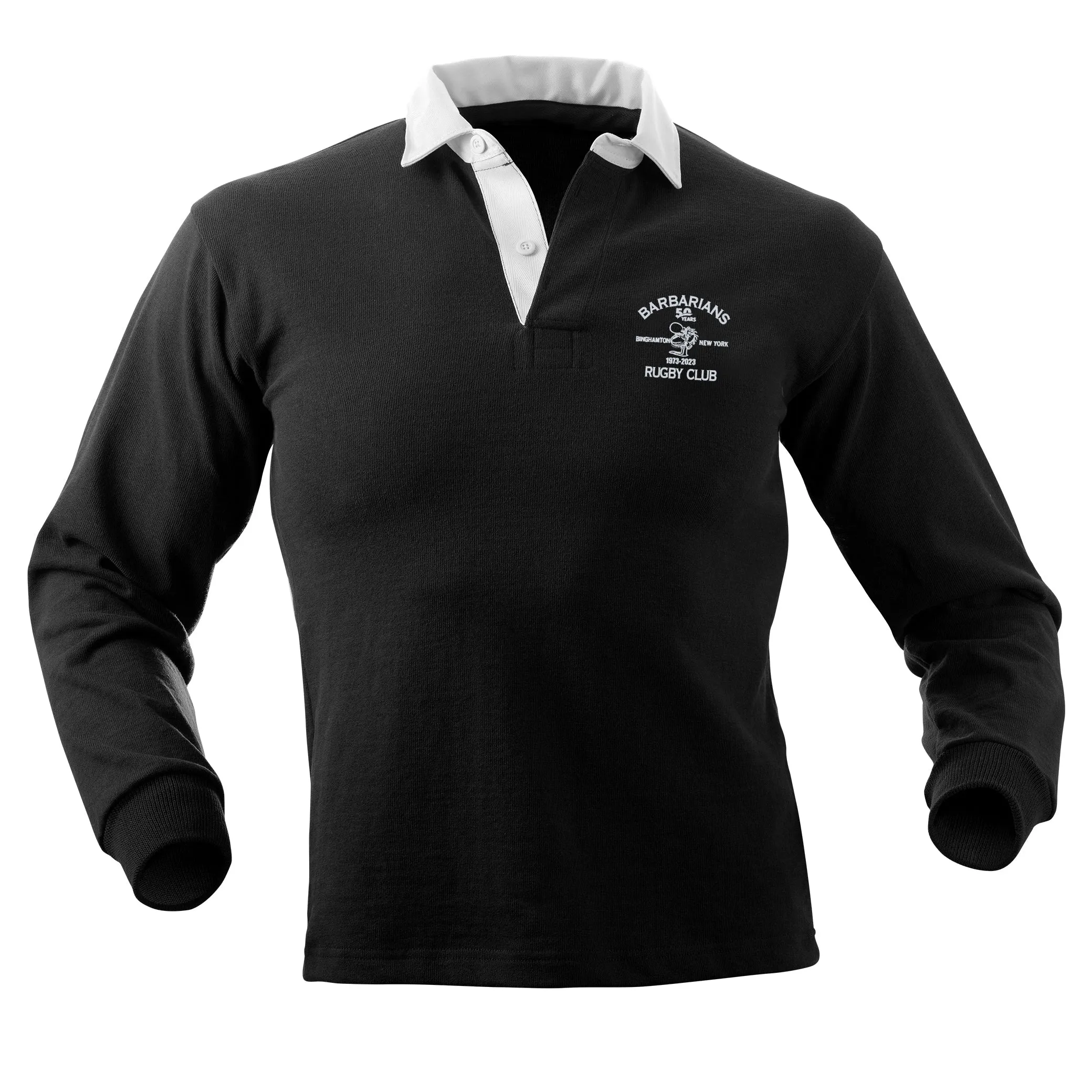 Binghamton Barbarians Solid Traditional Rugby Jersey