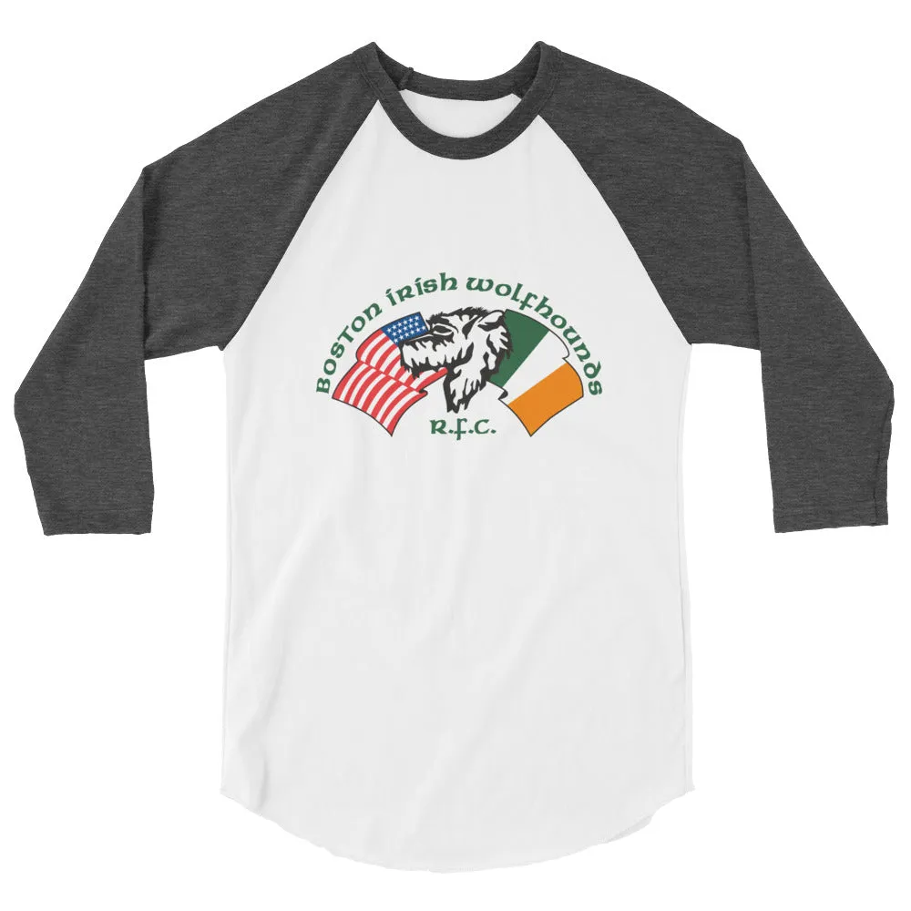 Boston Irish Wolfhounds YRFC Raglan 3/4 Sleeve Tee
