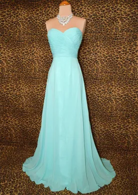 Bridesmaid Gown Blue Prom Dresses, Chiffon Prom Gown Simple Bridesmaid Dress, Evening Dresses, Fall Wedding Gowns