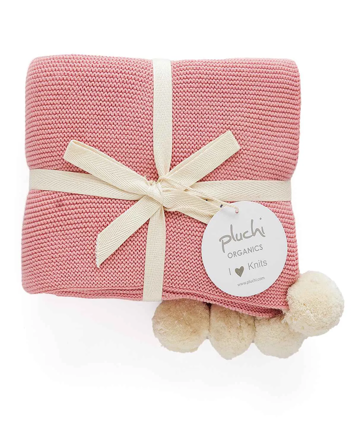 Bugs Bunny Blossom & Ivory 100% Organic Cotton Knitted All Seasons AC Blanket for Babies