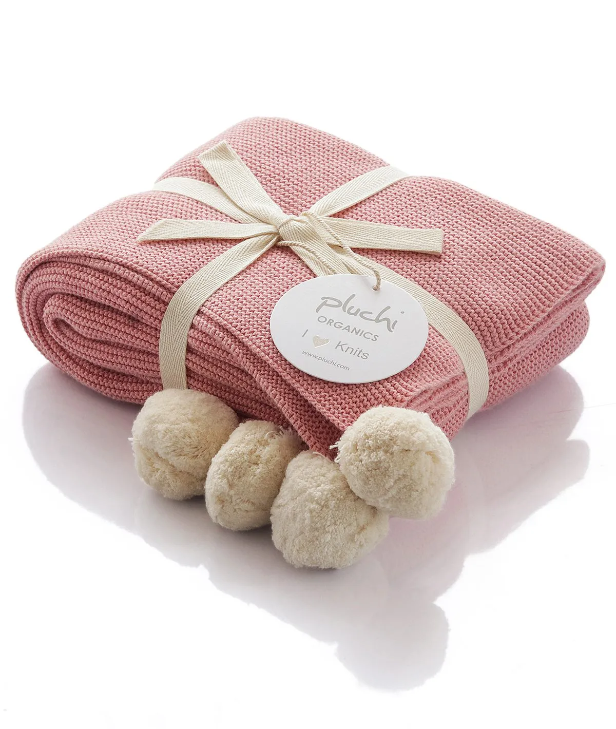 Bugs Bunny Blossom & Ivory 100% Organic Cotton Knitted All Seasons AC Blanket for Babies