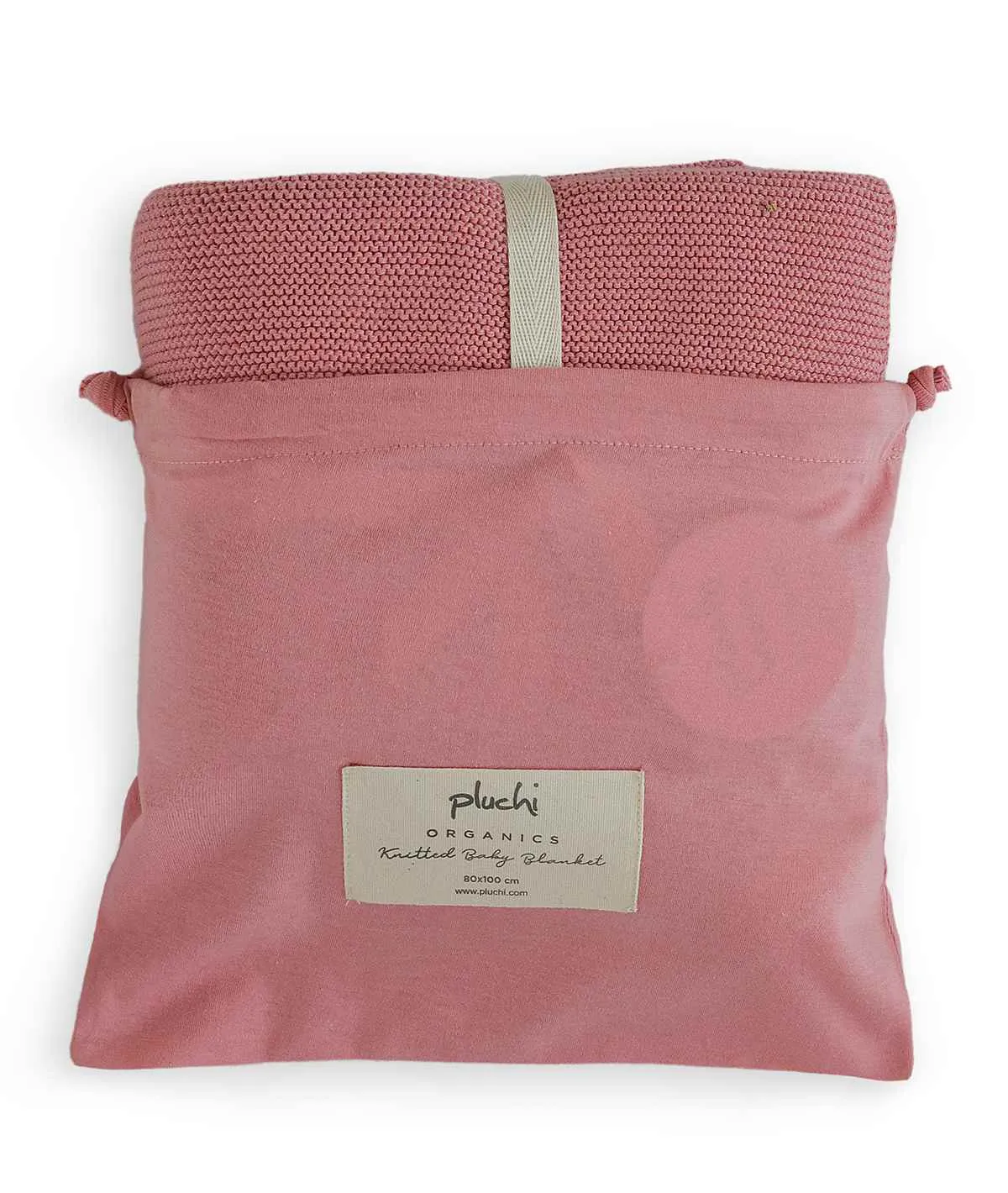 Bugs Bunny Blossom & Ivory 100% Organic Cotton Knitted All Seasons AC Blanket for Babies