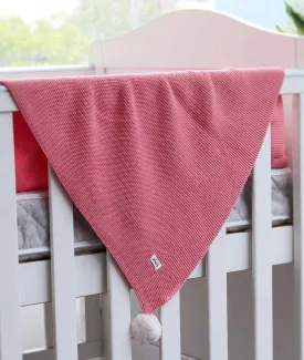 Bugs Bunny Blossom & Ivory 100% Organic Cotton Knitted All Seasons AC Blanket for Babies