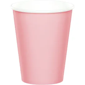 Bulk Classic Pink 9 oz Hot & Cold Paper Cups (240 per Case)
