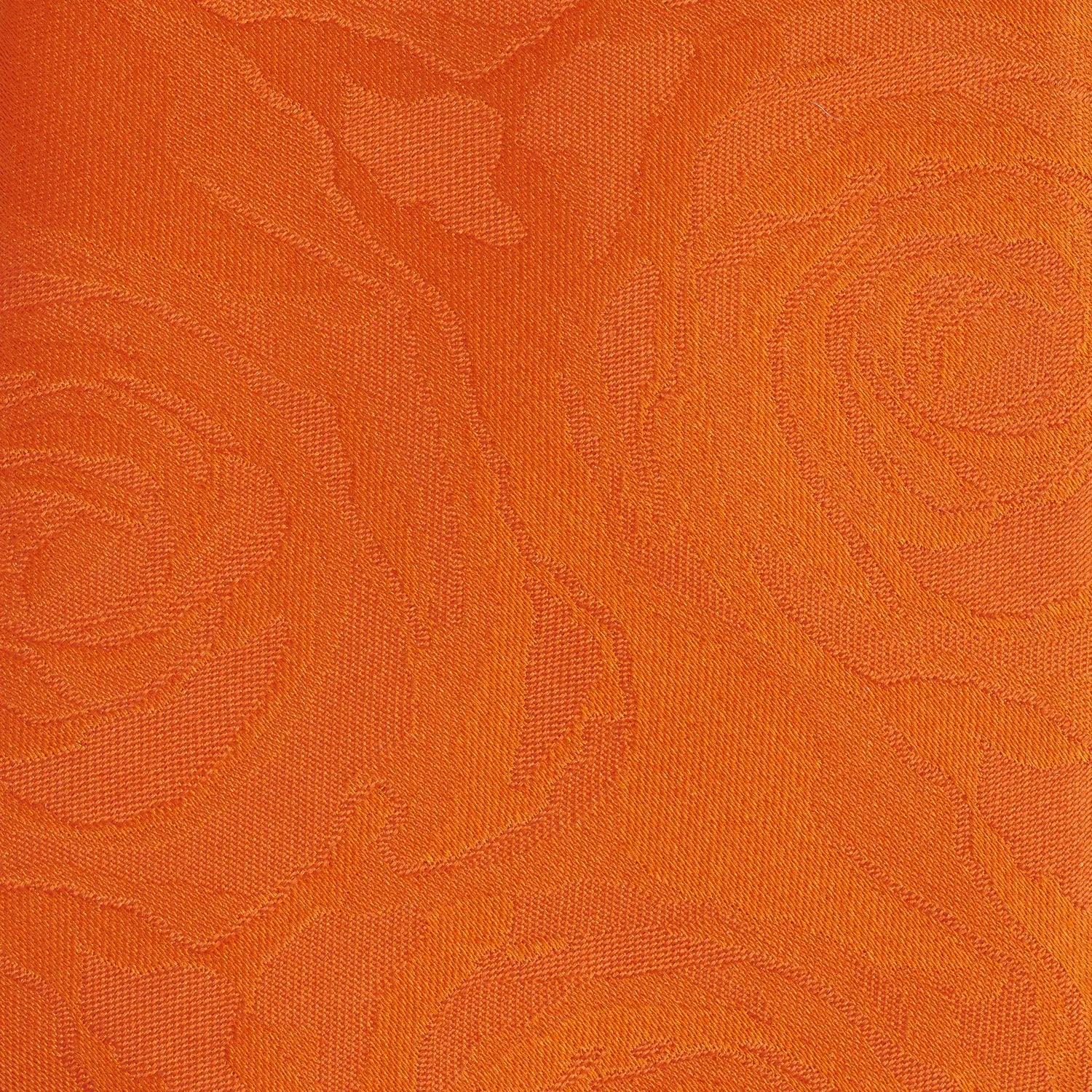 Burnt Orange Rose Luxury Woven Silk