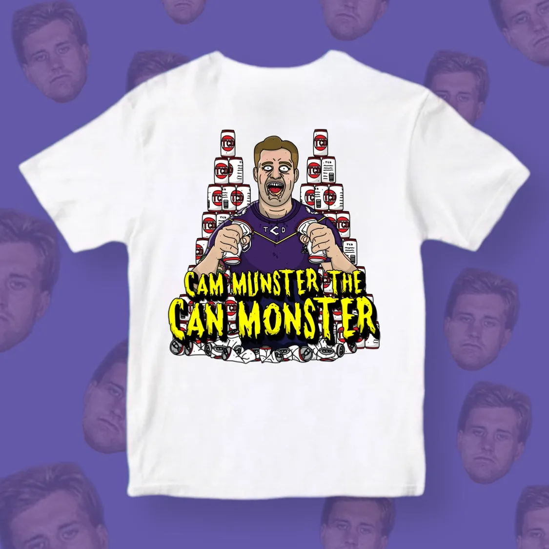 CAM MUNSTER THE CAN MONSTER: FRONT & BACK