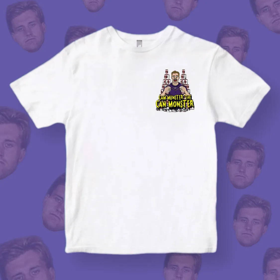 CAM MUNSTER THE CAN MONSTER: FRONT & BACK