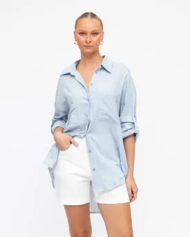 Capri Denim Shorts