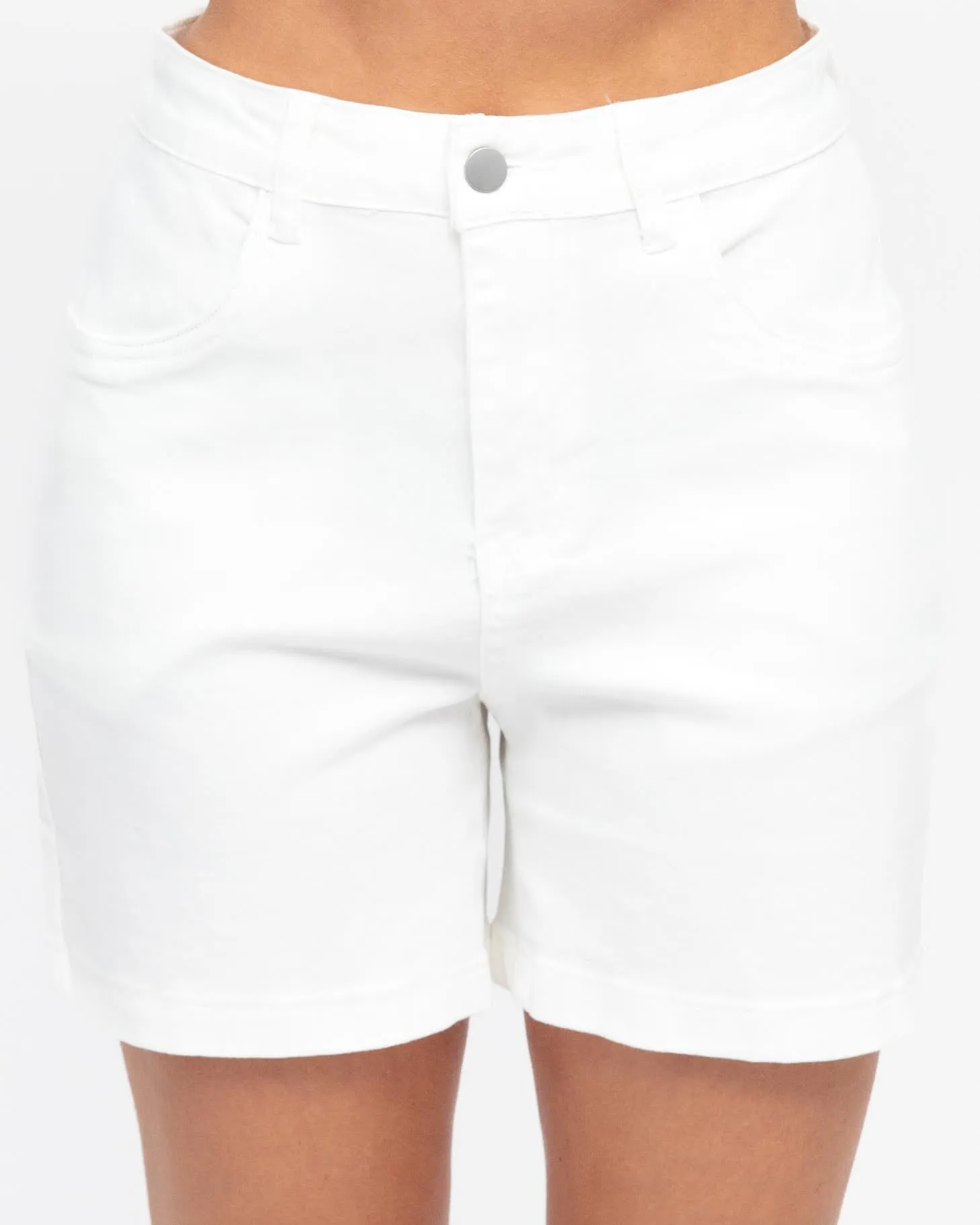 Capri Denim Shorts