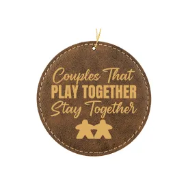 Couples that Play Together Ornament