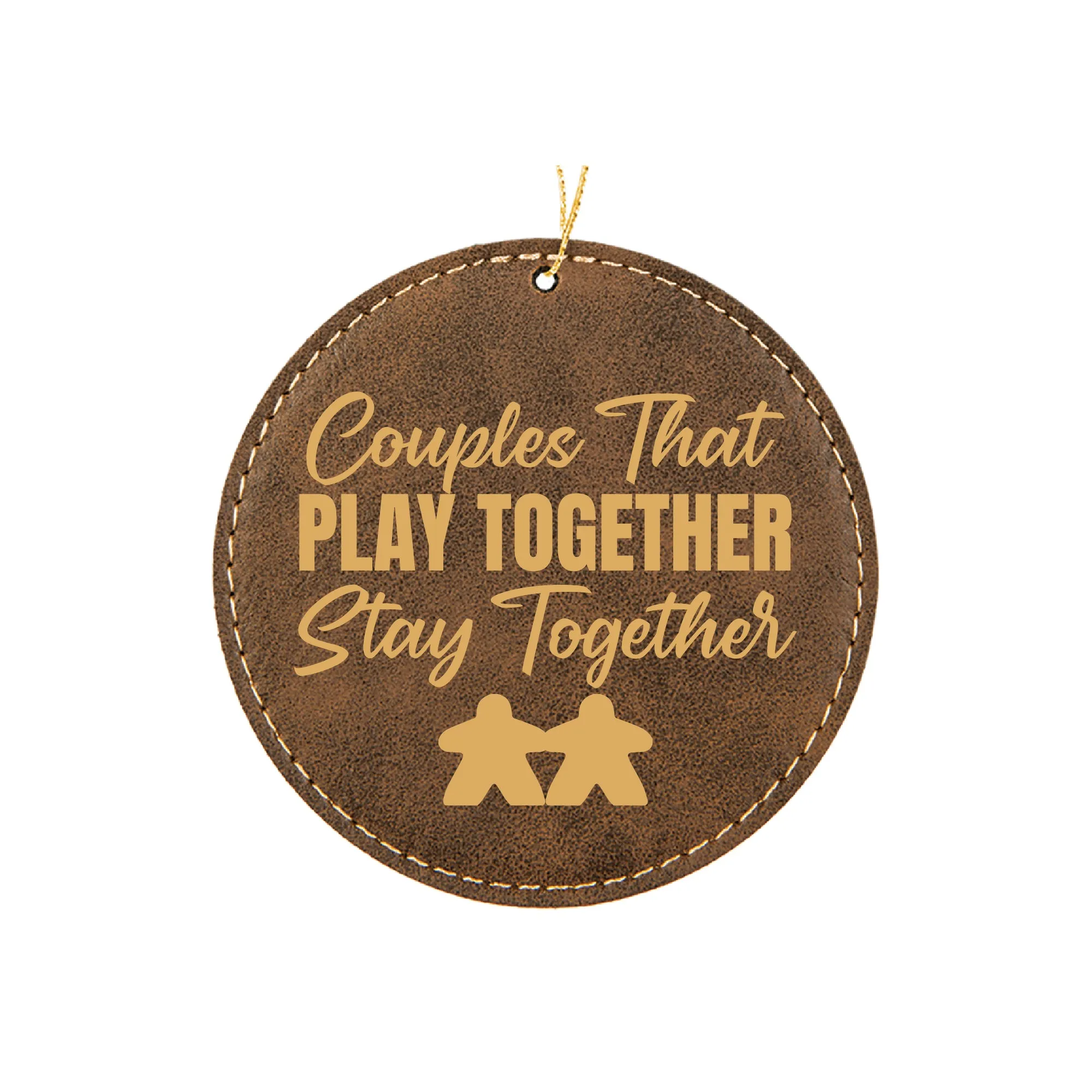 Couples that Play Together Ornament