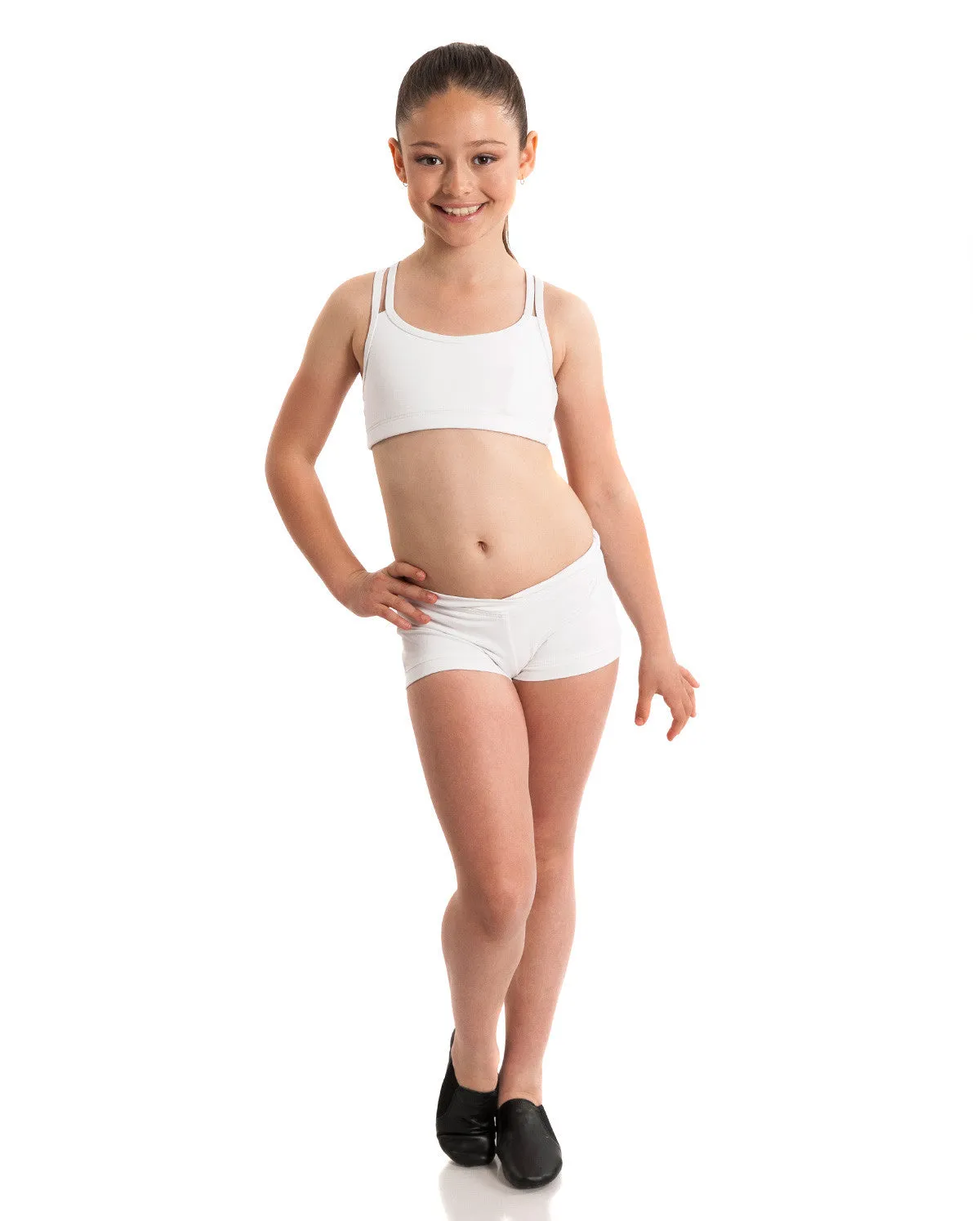 Energetiks Double Cross Crop Top, Childs, CC33