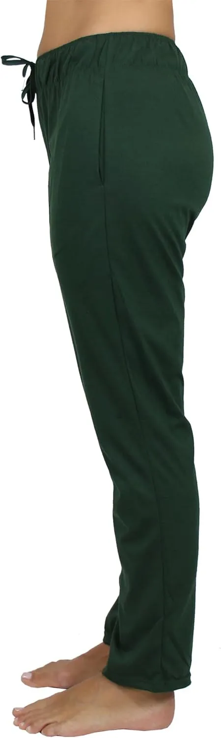Galaxy by Harvic 3-Pack Women's Loose Fit Lounge Pants - Soft Stretchy Leggings for Relaxing, Yoga, or Everyday Wear (S-3XL)