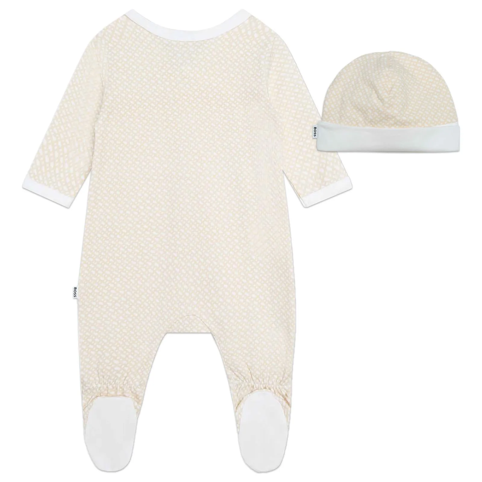 Hugo Boss Baby Printed Beige Pyjama Ensemble