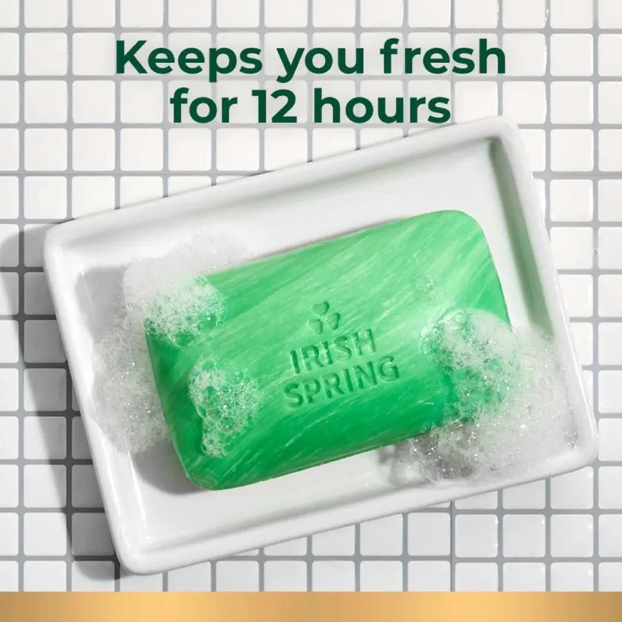 Irish Spring Deodorant Soap, Original Bulk - 3.7 Oz - 4 Pack/20 bars each