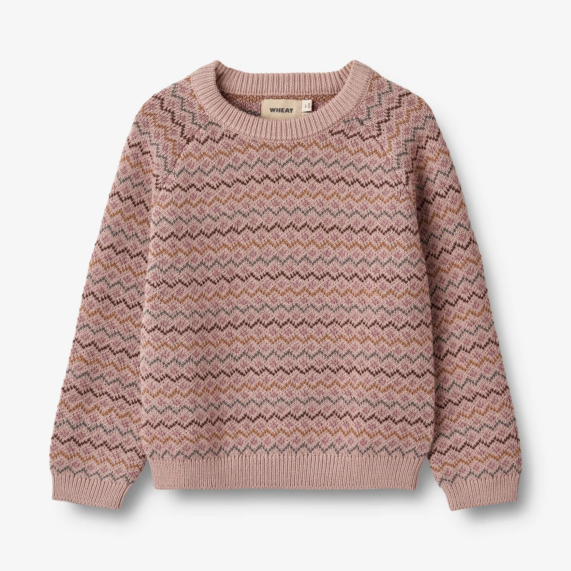 Jacquard Pullover Nanna - dry rose