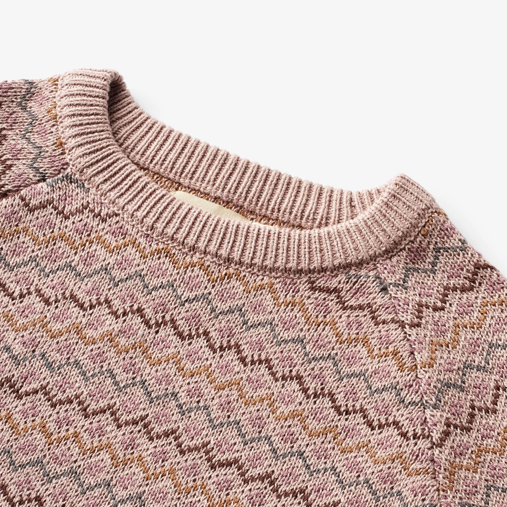 Jacquard Pullover Nanna - dry rose