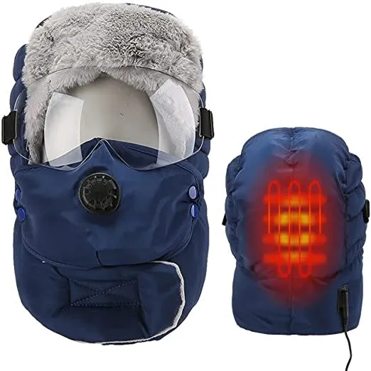 Men and Women's 3 Levels Control USB Heated Hat