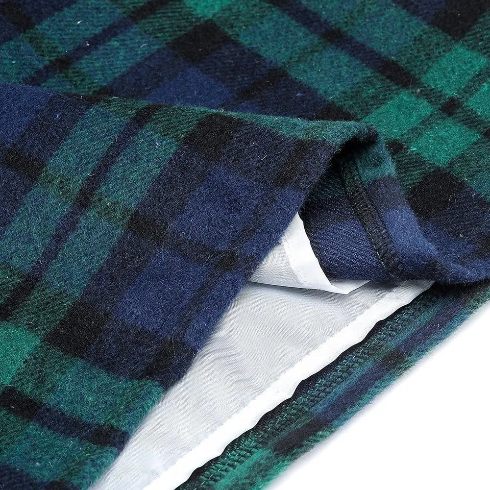 Plaid Skirt for Women Fall Mini Tweed Skirt Casual High Waisted Wool Skirts Elegant Bodycon Pencil Skirt