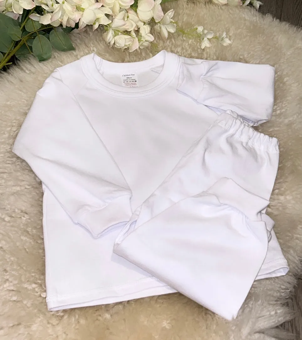 Plain White loungewear - pjs
