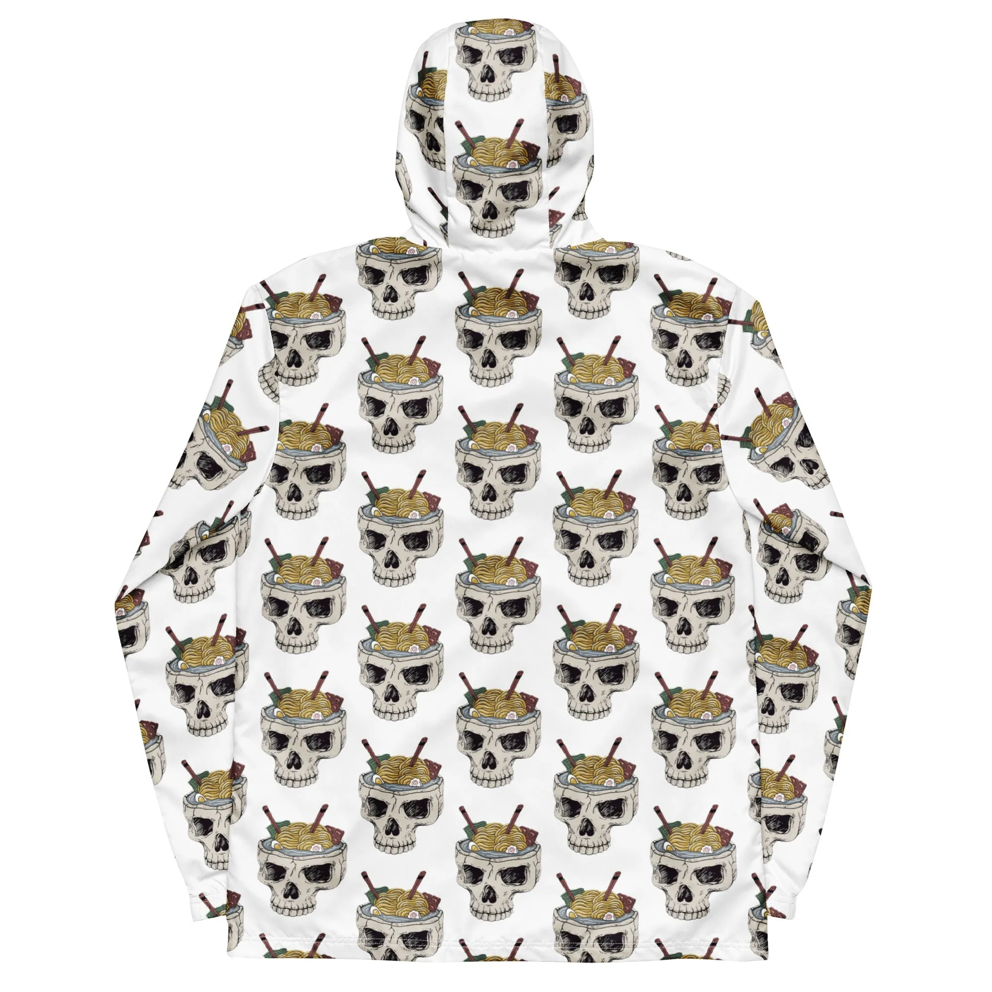 Ramen Noodle Skull Bowl Men’s windbreaker Jacket