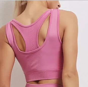 Sidiou Group Anniou Women's Sportswear Yoga Set Workout Clothes Athletic Wear Sports Gym Fitness Suits High Waist Hollow Leggings  Sport Bra