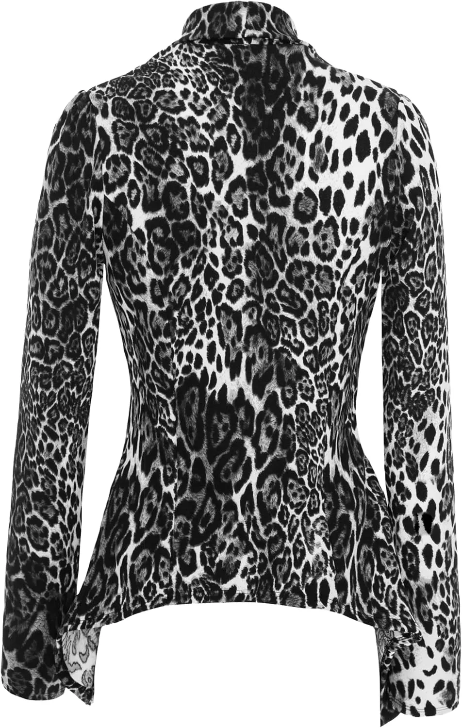 SSOULM Women's Long Sleeve Classic Draped Open Front Lightweight Blazer with Plus Size