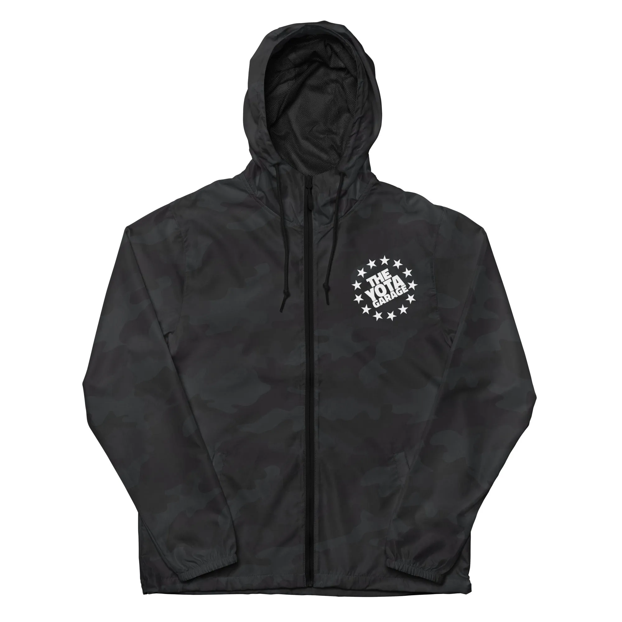 TheYotaGarage Lightweight Black Camo Windbreaker