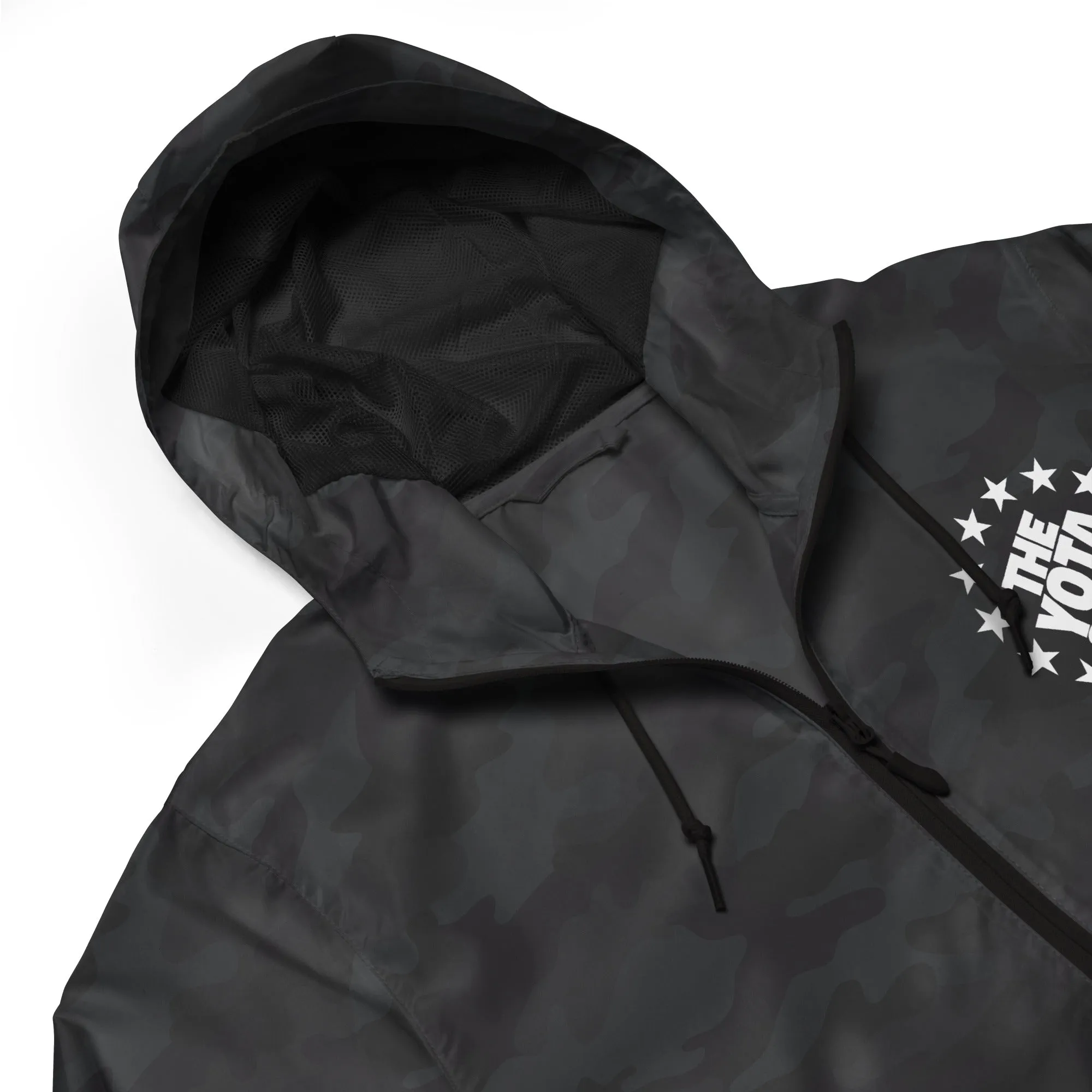 TheYotaGarage Lightweight Black Camo Windbreaker