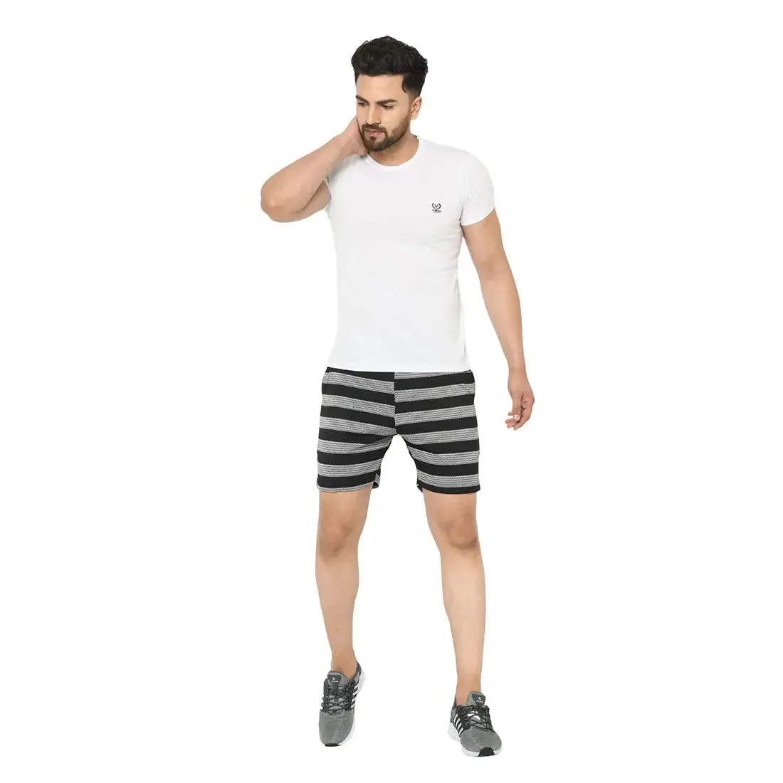 Vimal Jonney Black Shorts For Men's